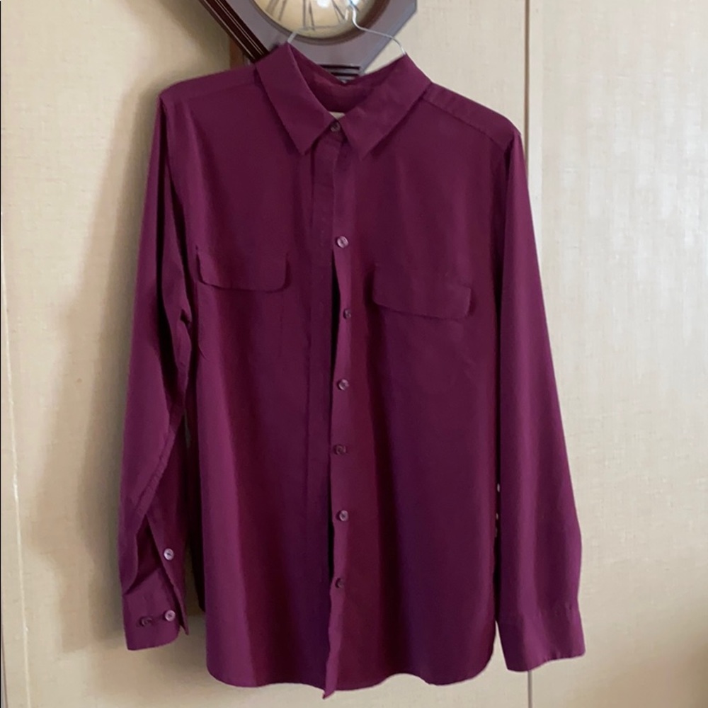Nice plum blouse